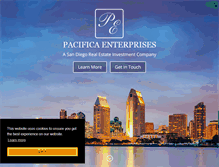 Tablet Screenshot of pacificaenterprises.com